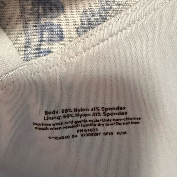 Athleta Pale Blue Sports Bra - Picture 5 of 7